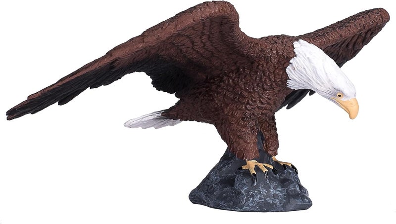 MOJO Bald Eagle Realistic International Wildlife Hand Painted Toy Figurine - Image 2